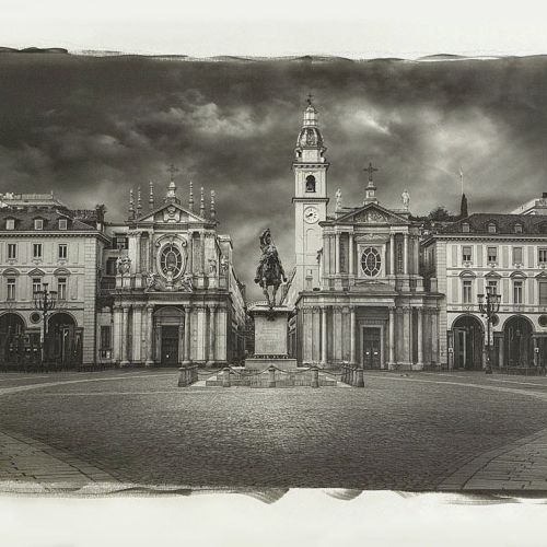Platinum-Palladium Prints - Torino: Piazza San Carlo